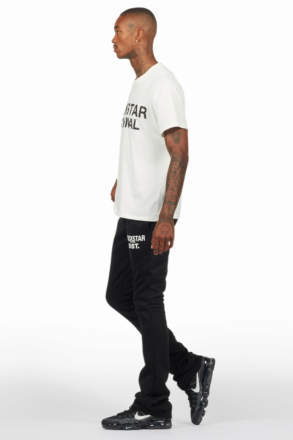 Alpine Black Stacked Flare Pant