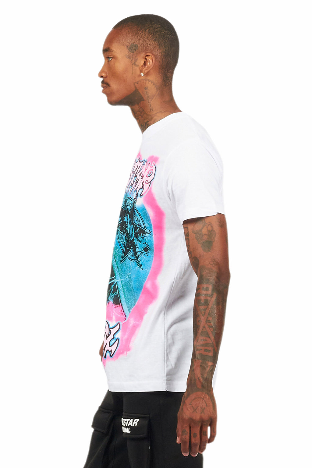 Amari White Graphic T-Shirt