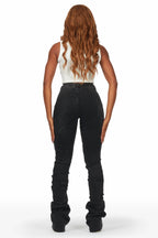 Wynter Black Super Stacked Jean
