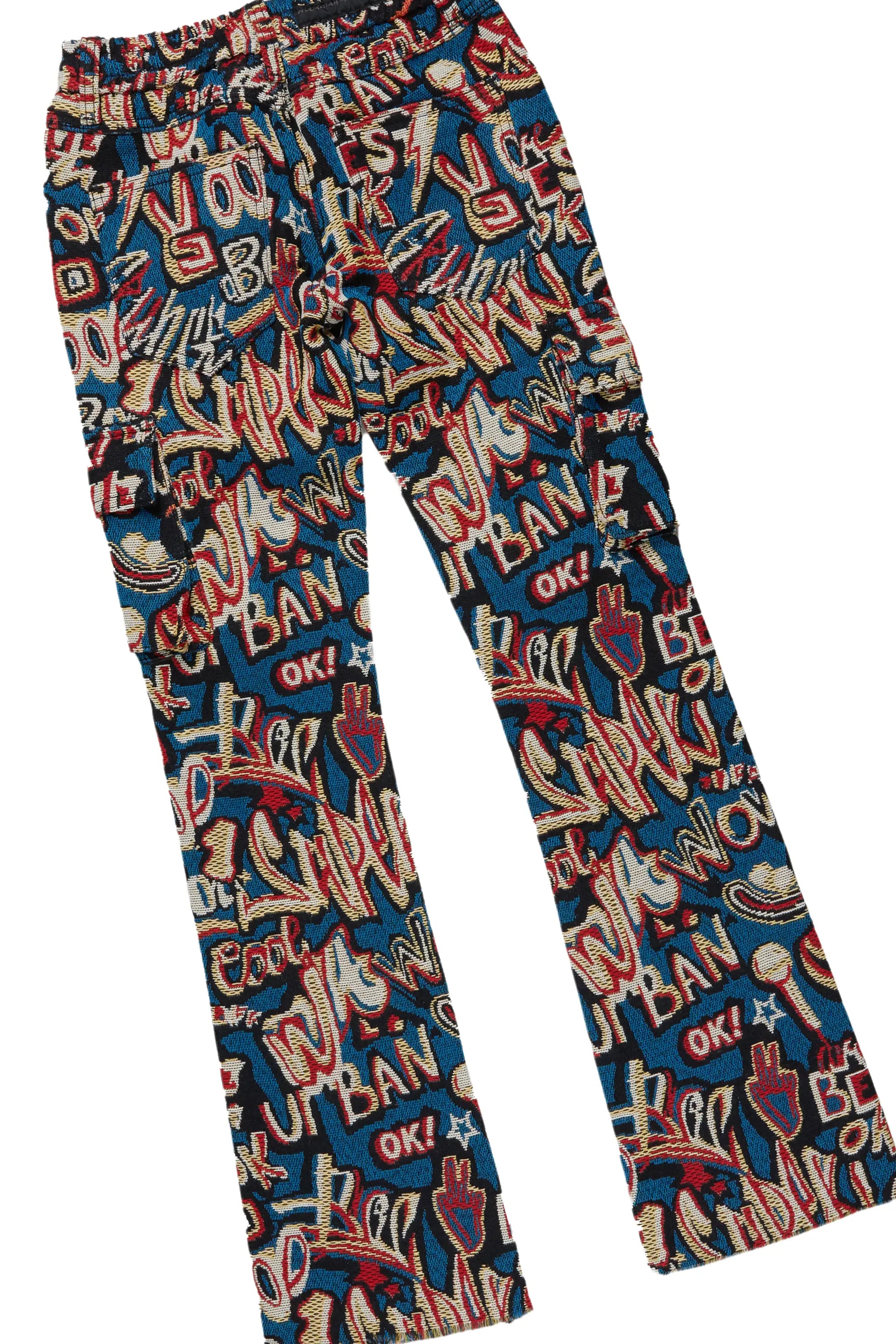 Boys Soweto Maroon Hoodie/Stack Flare Jean Set