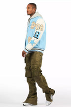 Balser Carolina Blue Varsity Jacket