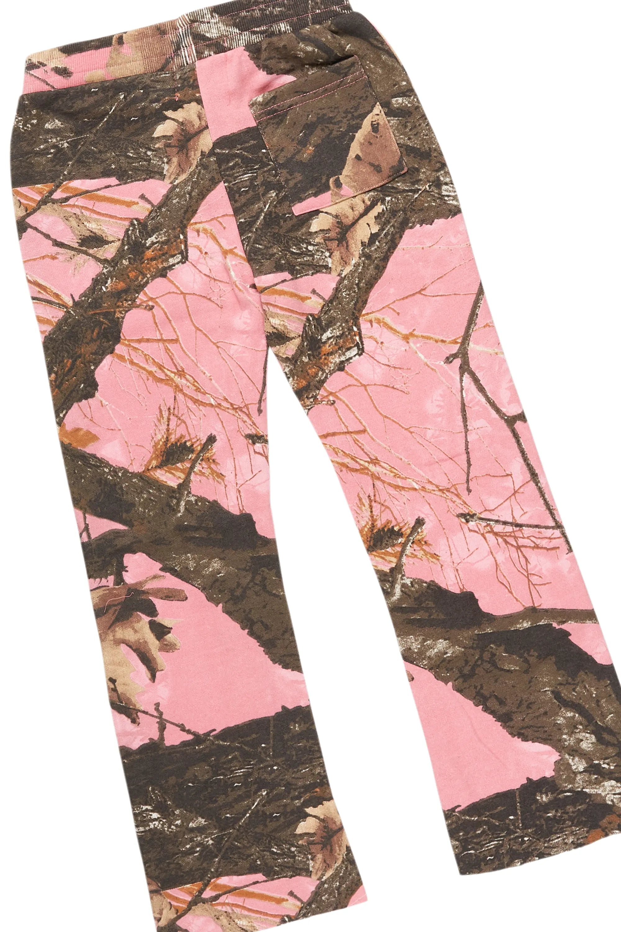 Girls Tabby Pink Graphic Stacked Flare Track Set