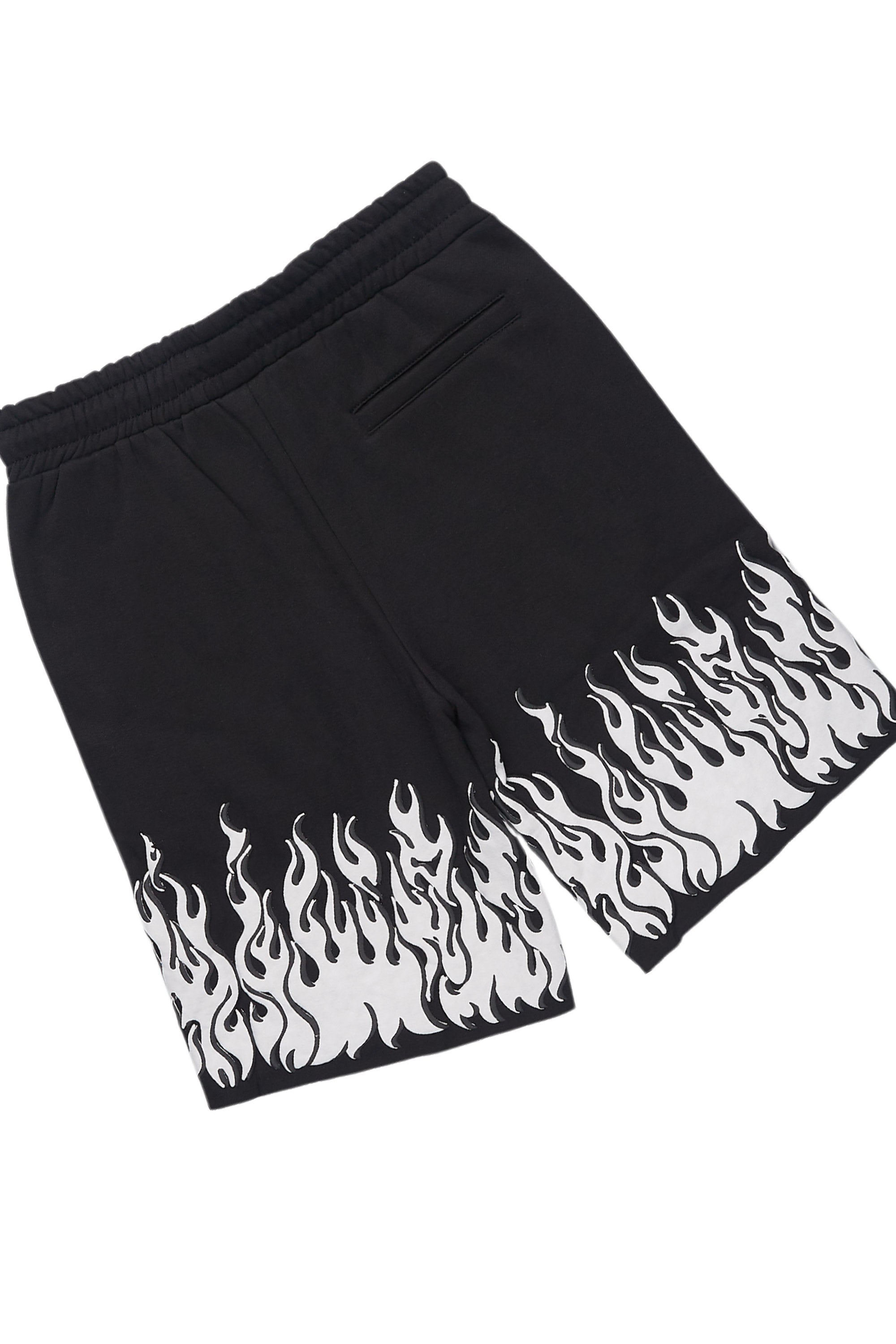 Bubble Black T-Shirt/Short Set