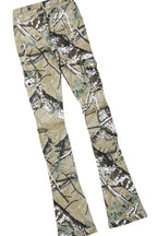 Javona Tan/Camo Hoodie/Super Stacked Jean Set