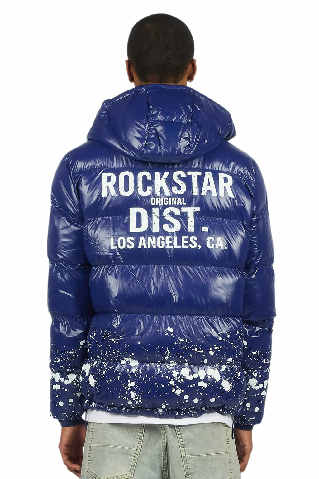 Raffer Navy Heavy Puffer Jacket