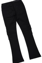 Grill Black/Pink Hoodie/Stacked Flare Jean Bundle