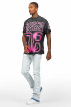 Dag Blue Stacked Flare Jean