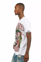 Hyzon White Oversized Graphic T-Shirt