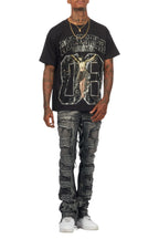 Cavan Black Graphic Rhinestone T-Shirt