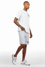 Sana Grey/Black Short Set