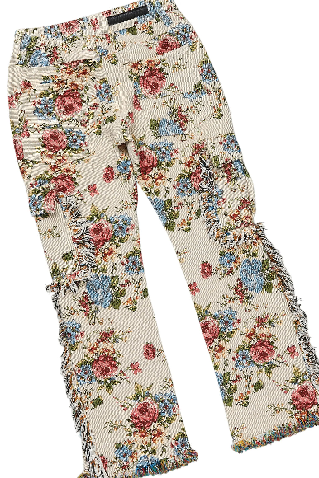 Girls Kaite Maroon Hoodie/Stacked Flare Jean Set