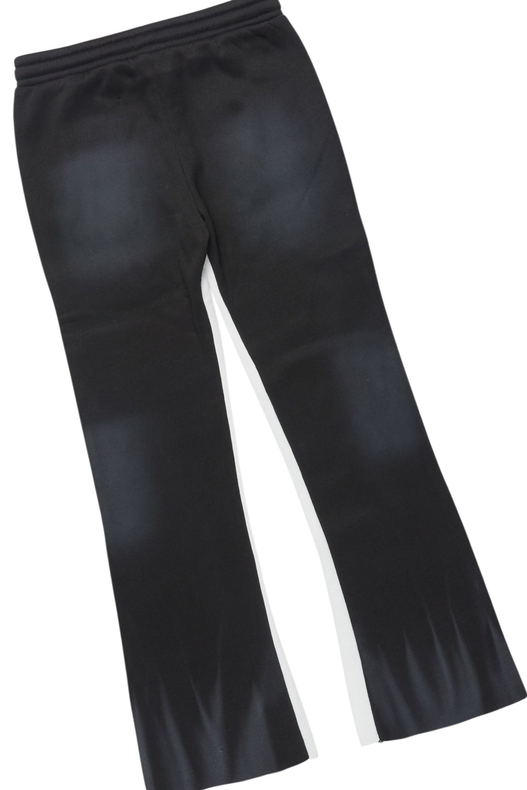 Boys Mallor Black/White Stacked Hoodie Track Set