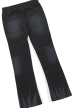 Boys Mallor Black/White Stacked Hoodie Track Set