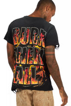 Flamer Black Graphic T-Shirt