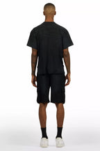 Herbie Black T-Shirt/Cargo Short Set