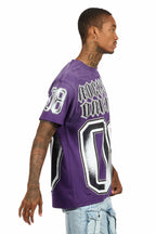 Alim Purple Oversized Graphic T-Shirt