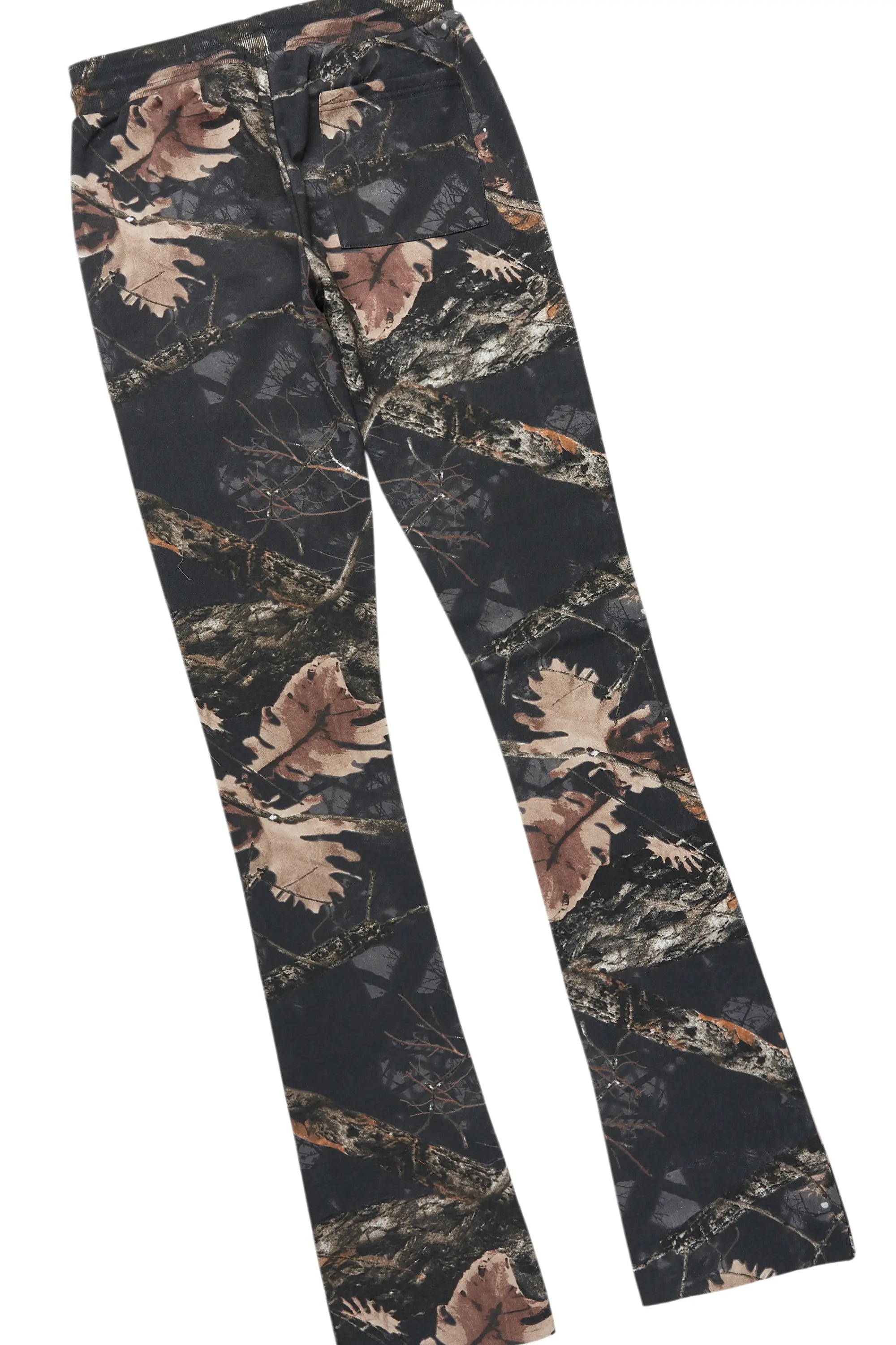 Tabby Black Graphic Stacked Flare Track Set