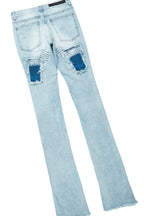 Delling Navy Knit Sweater & Camden Super Stacked Flare Jean Bundle