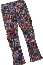 Lake White/Purple T-Shirt/Tapestry Jean Bundle