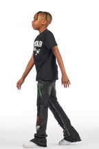Boys Yanis Black Baggy Fit Jean