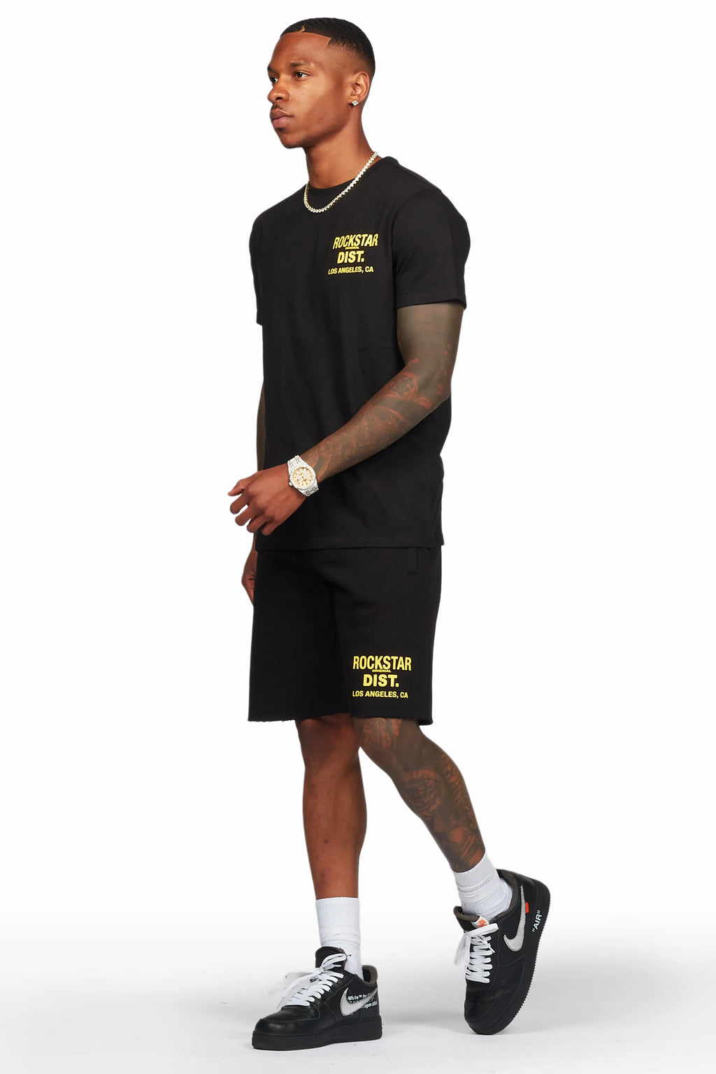 Lake Black T-Shirt/Short Set