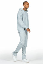 Briggs Heather Grey Hoodie/Slim Fit Track Set