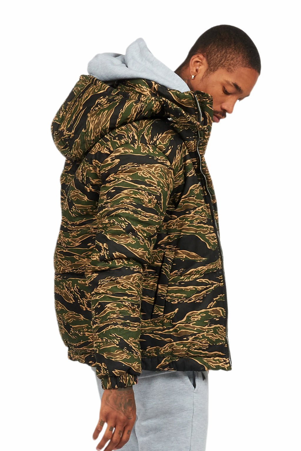 Bevis Camo Puffer Jacket