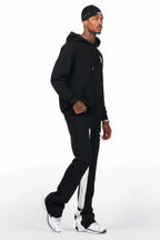 Briggs Black Hoodie/Baggy Fit Pant Set
