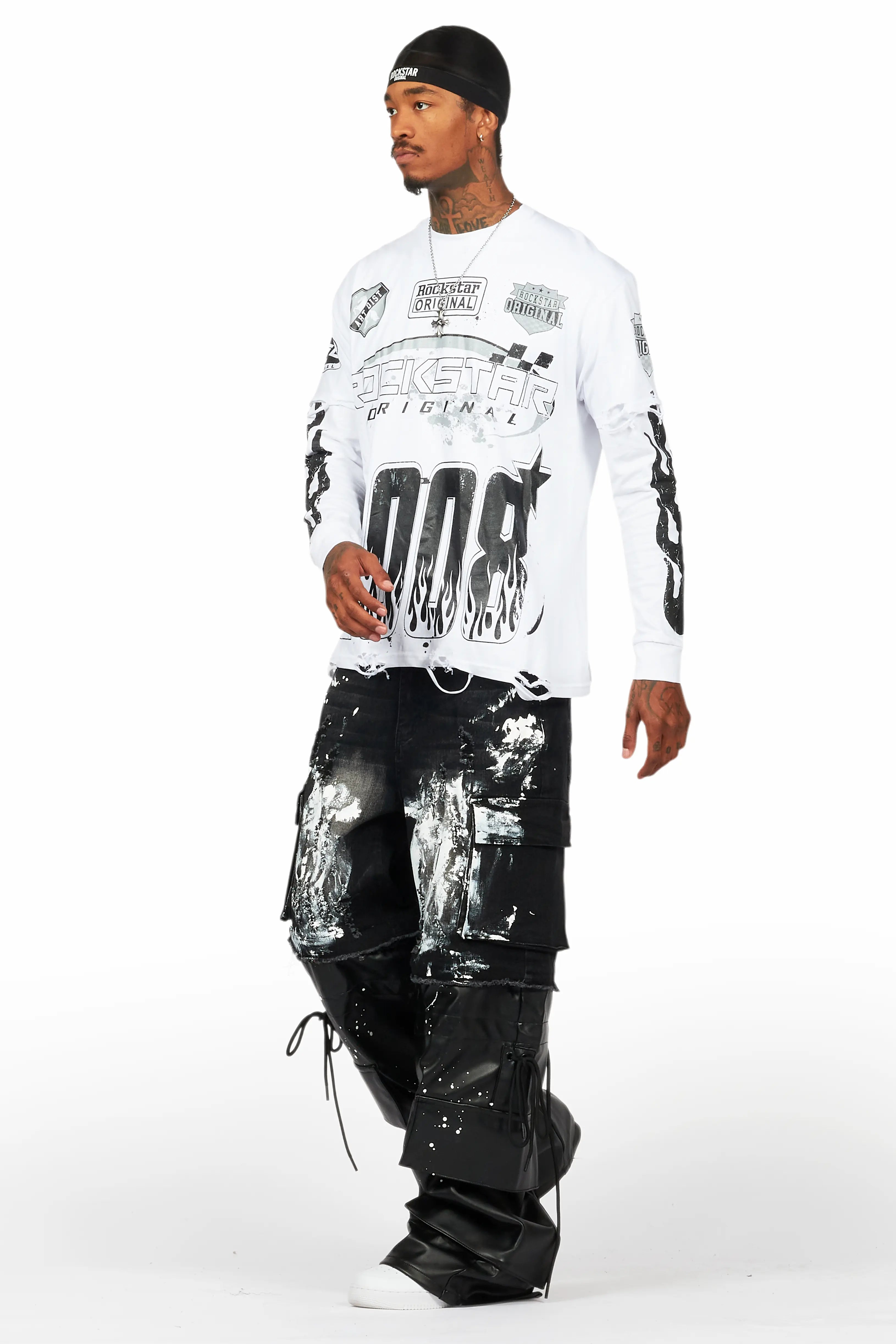 Bade Black Painter Baggy Jean