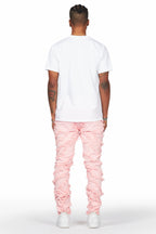 Balta Pink Diagonal Patch Skinny Fit Jean