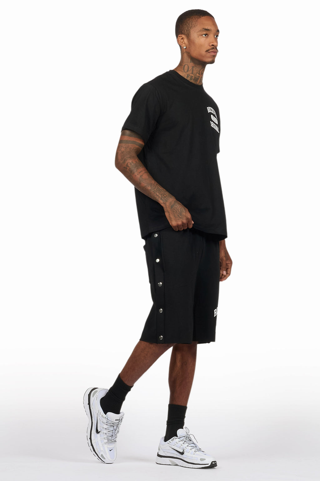 Lex Black T-Shirt/Short Set