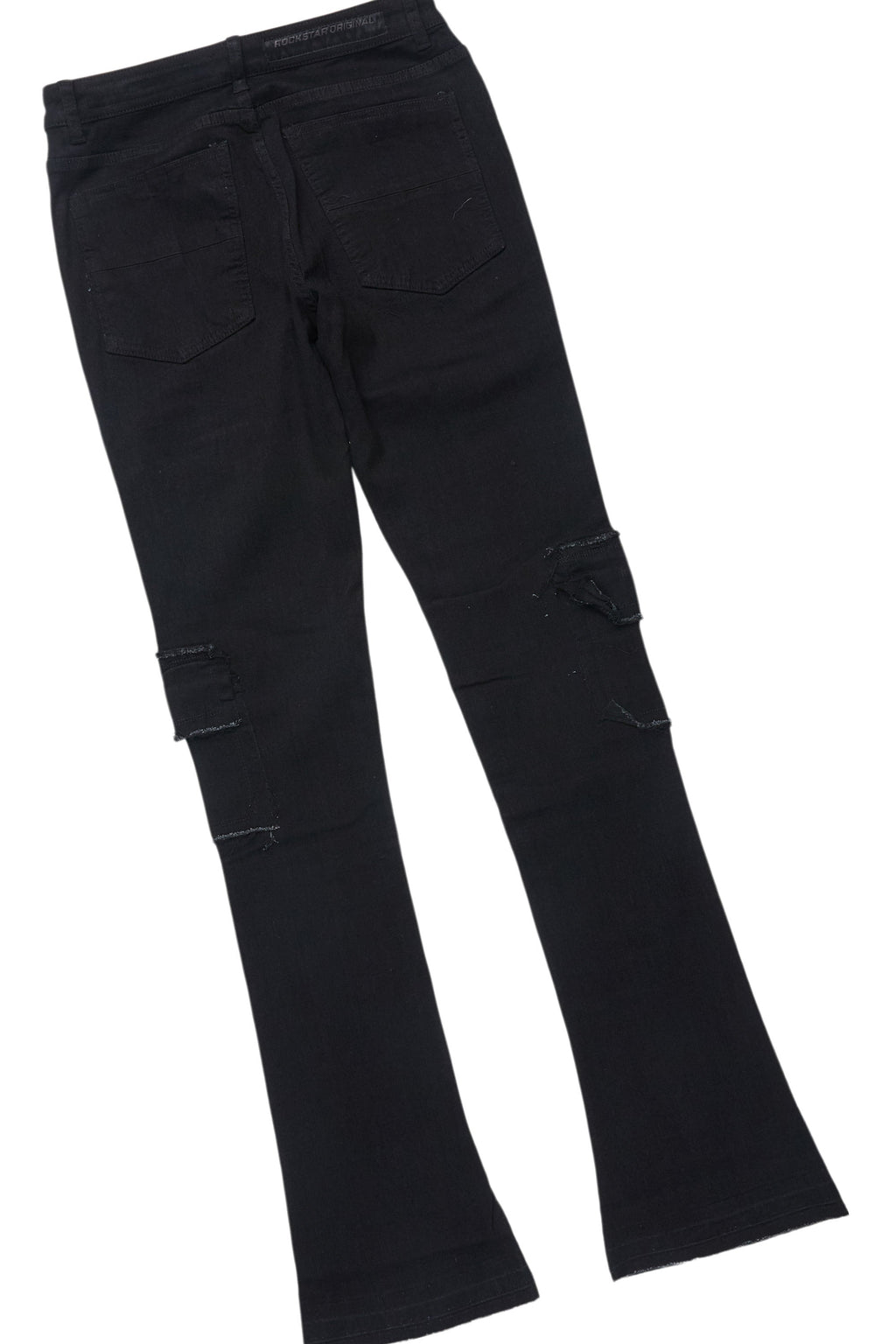 Grill Black T-Shirt/Stacked Flare Cargo Jean