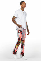 Sana White/Black Graphic T-Shirt