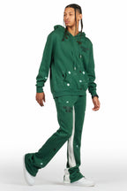 Jaco Green Hoodie Baggy Fit Pant Track Set