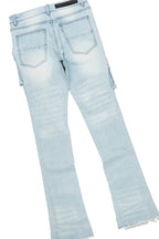 Lake White/Blue T-Shirt/Stacked Flare Jean