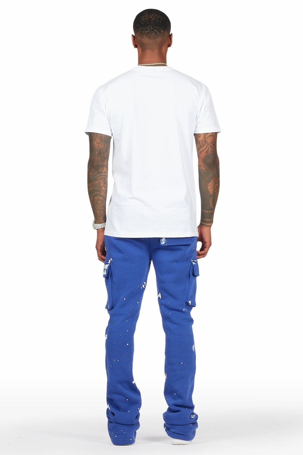 Radko Royal Stacked Flare Cargo Pants