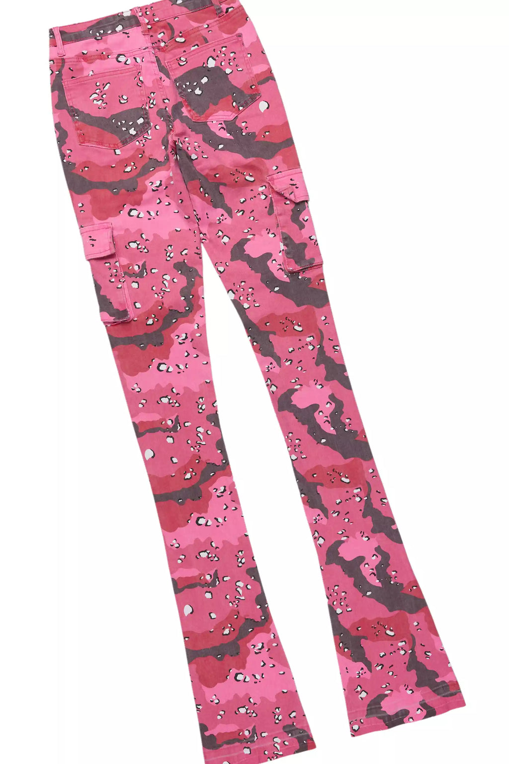 Dalasia White/Pink Tee & Noor Pink Camo Jean Set