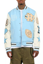 Balser Carolina Blue Varsity Jacket
