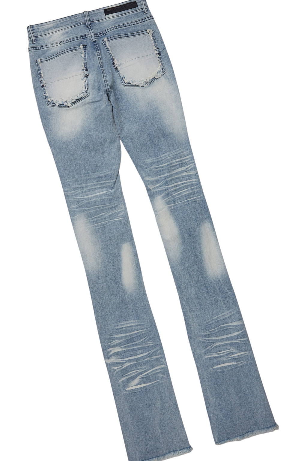 Bubble White/Blue T-Shirt/Super Stacked Flare Jean Bundle