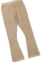 Lake Beige Mohair Knit Track Set