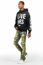 Banyan Black Graphic Hoodie