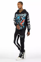 Krio Black/Grey Hoodie/Super Stacked Track Set