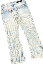 Girls Kammy Grey Hoodie/Stacked Flare Jean Set