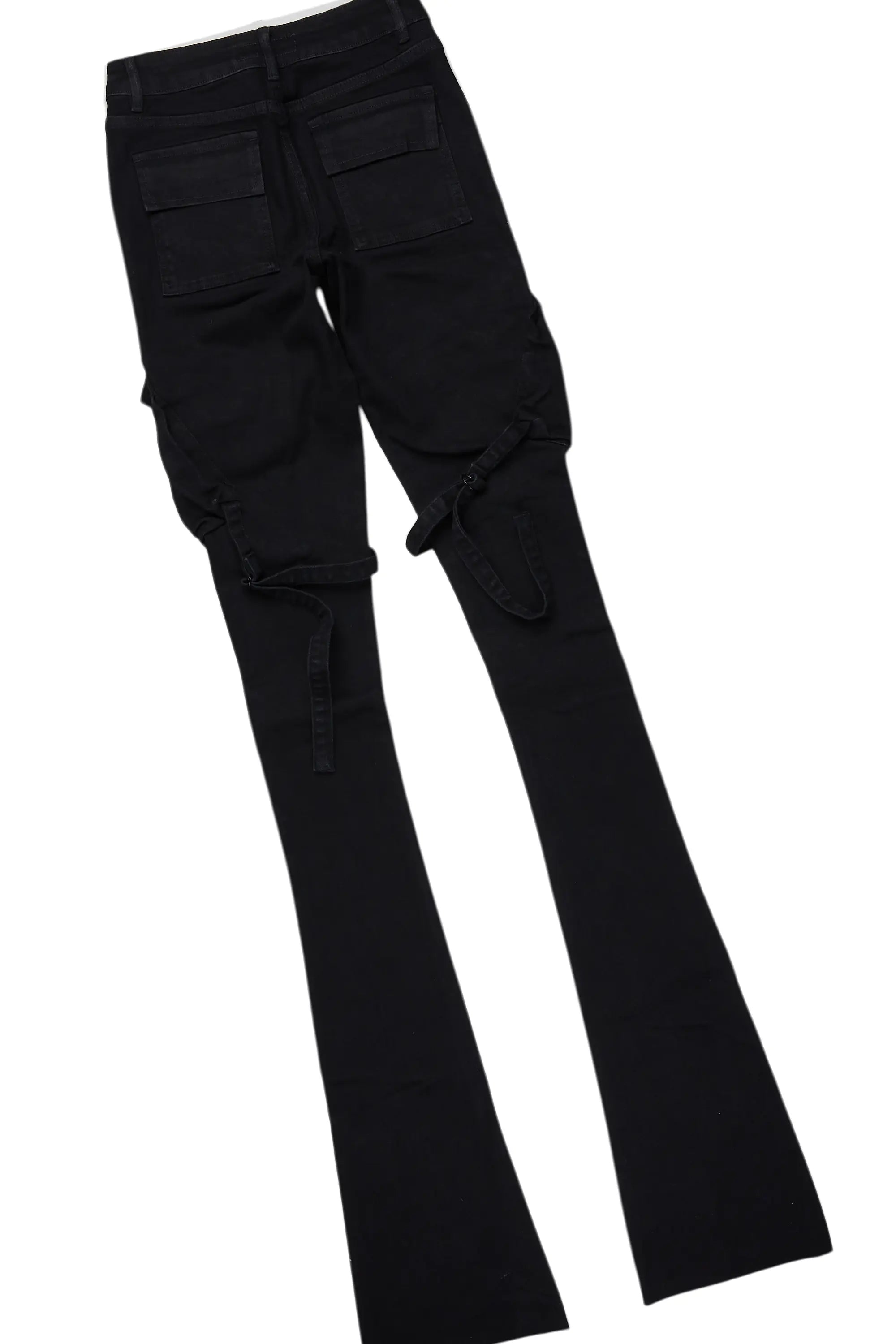 Quintona Black T-Shirt/Super Stacked Jean Set