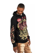 Deangelo Black/Red Graphic Hoodie