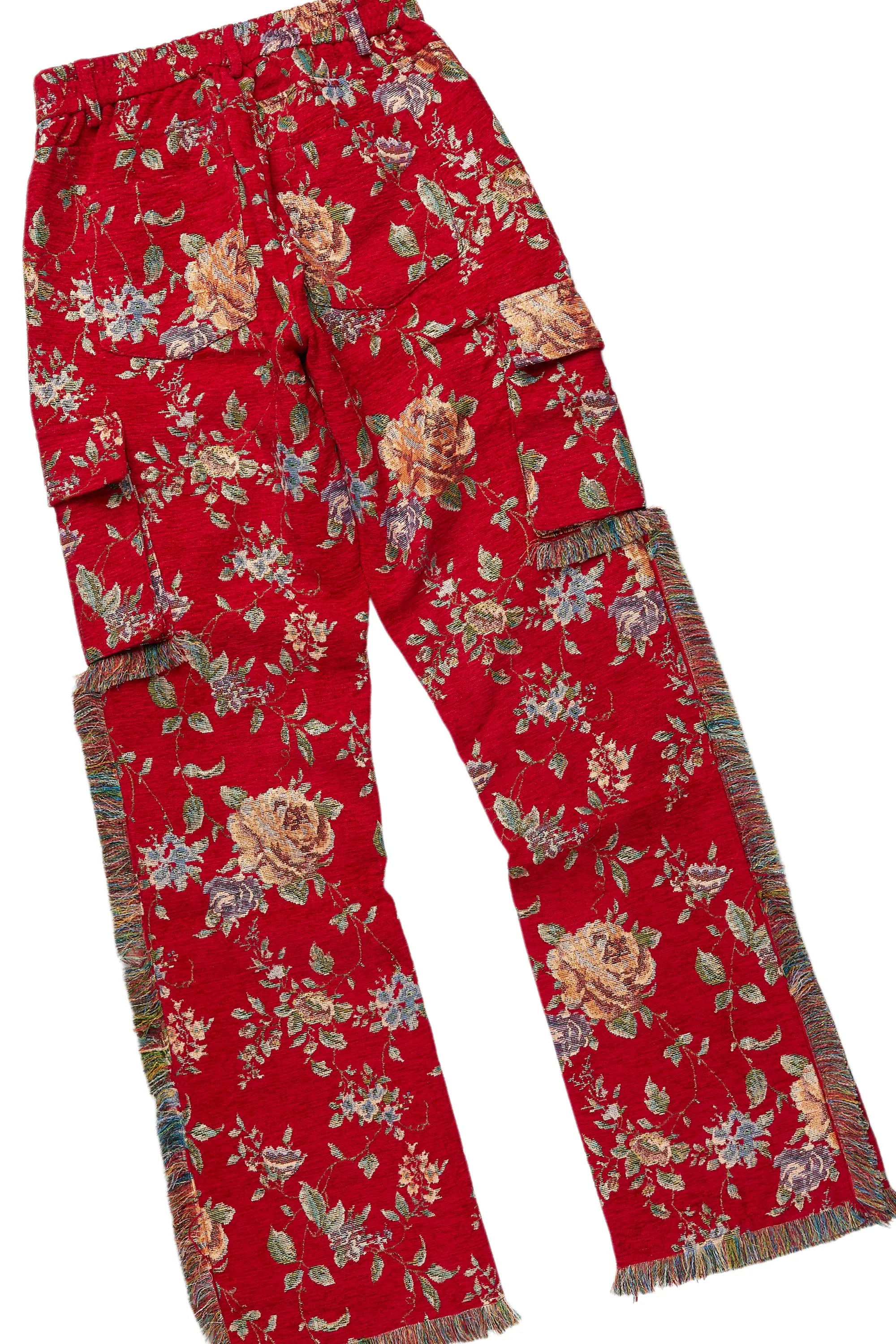 Sheneice White/Red T-Shirt & Pant Set