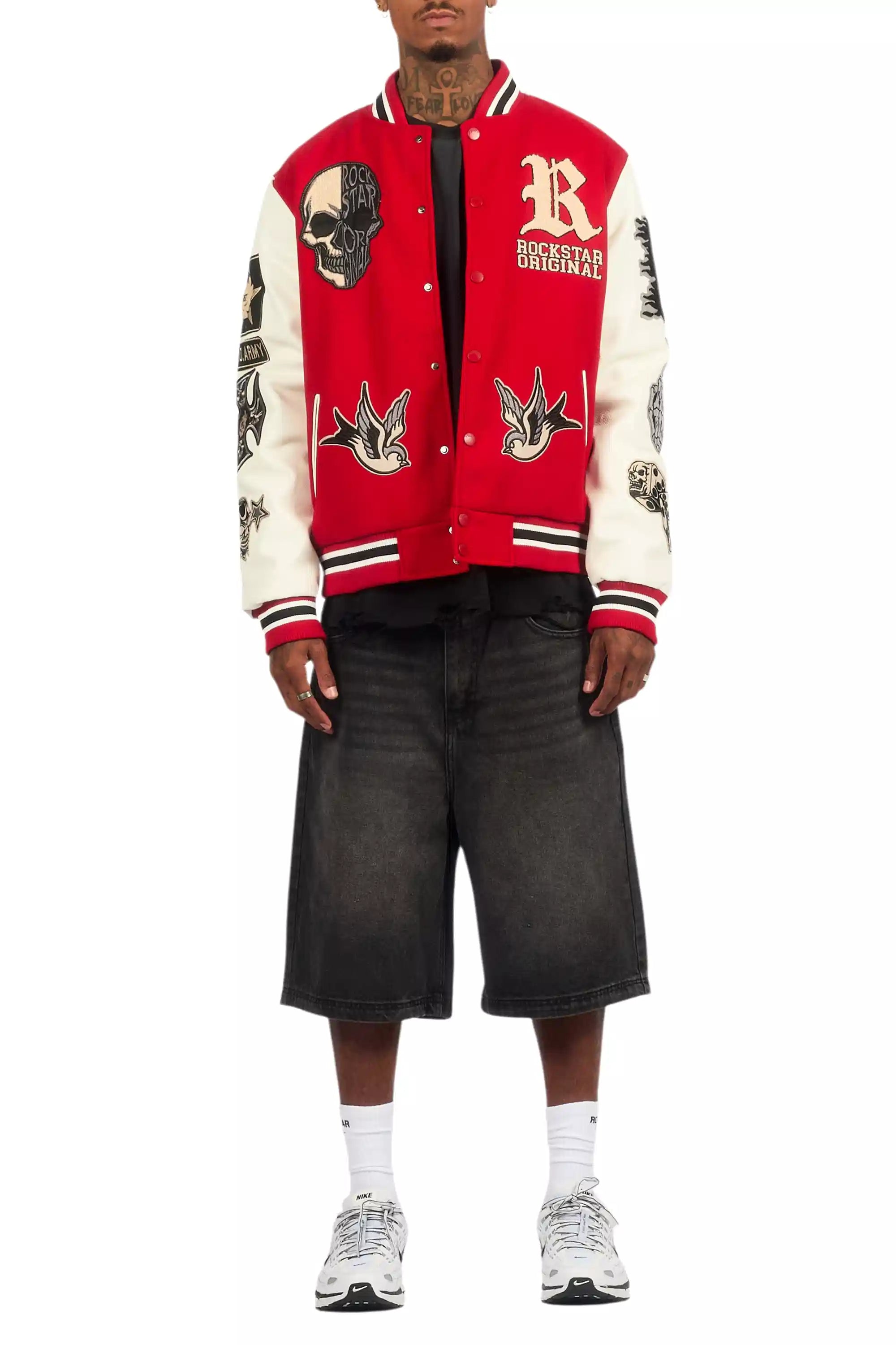 Vidar Red Varsity Jacket