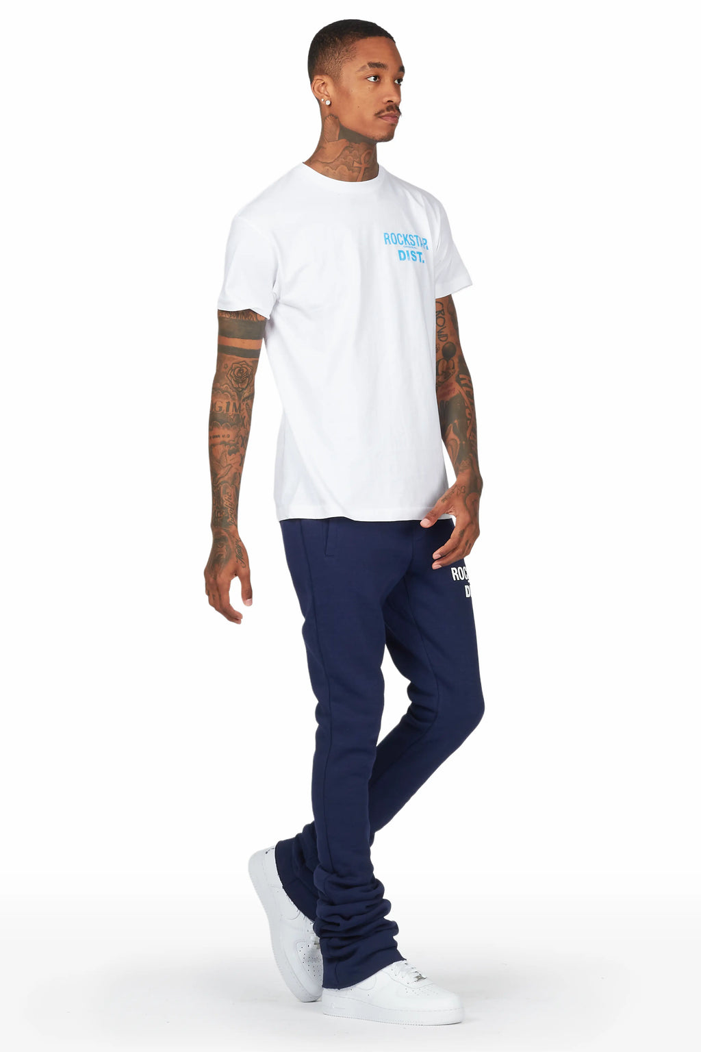 Alpine Navy Super Stacked Trackpant