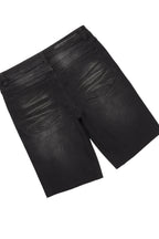 Brett Black T-Shirt/Denim Short Set