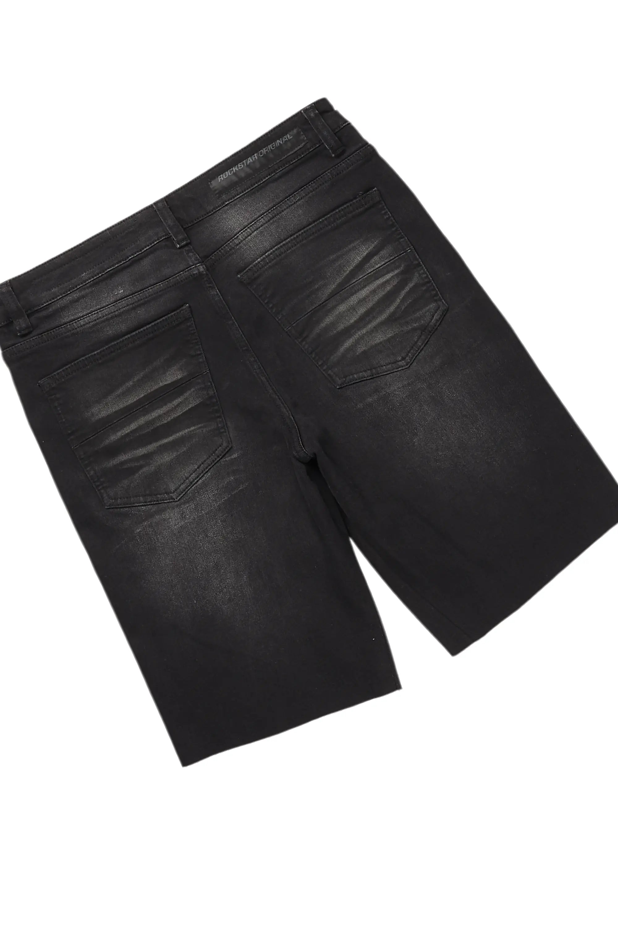 Brett Black T-Shirt/Denim Short Set